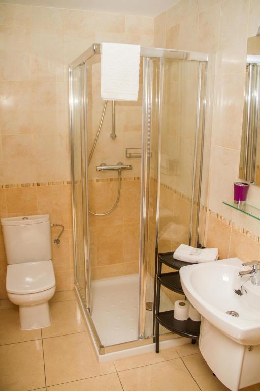 Koupelna v ubytování Hostal Gran Sol