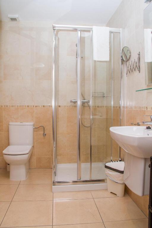 Koupelna v ubytování Hostal Gran Sol