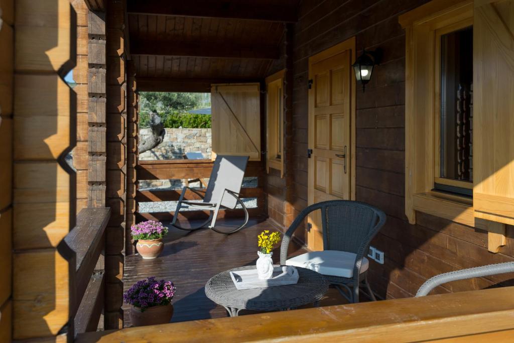 Posezení v ubytování Chalet Tenuta Lacco