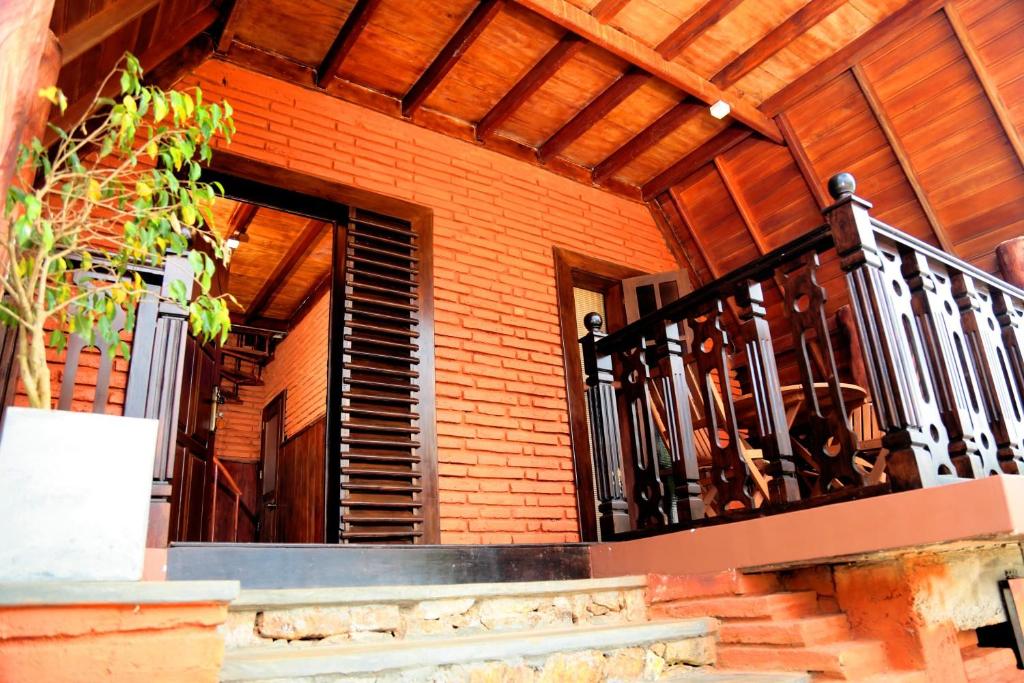 Balkón nebo terasa v ubytování D Family Resort