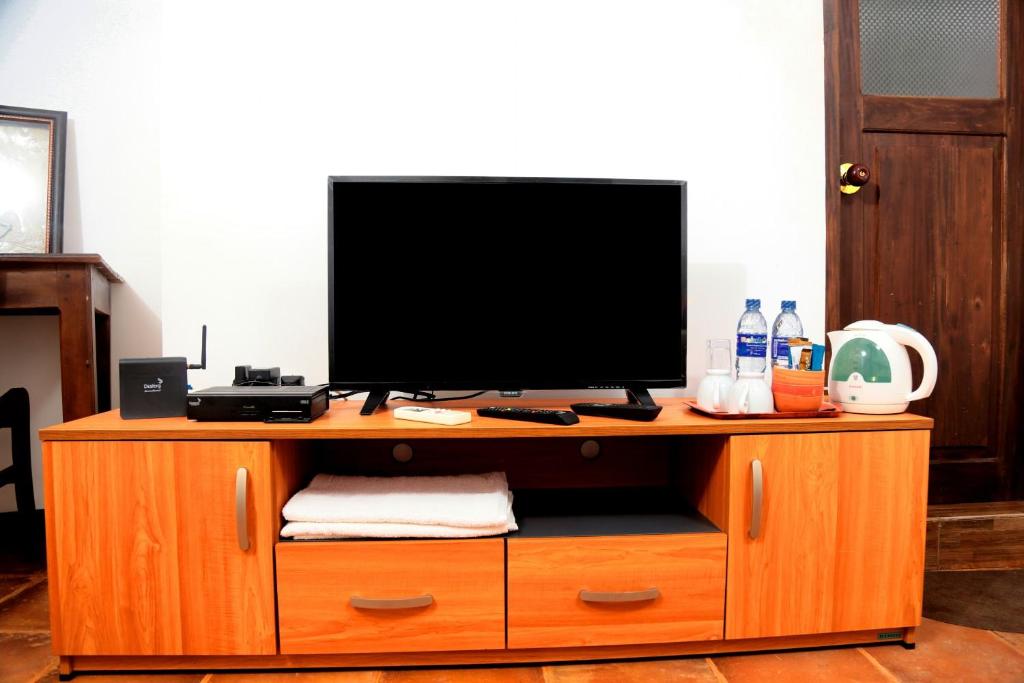 TV a/nebo společenská místnost v ubytování D Family Resort