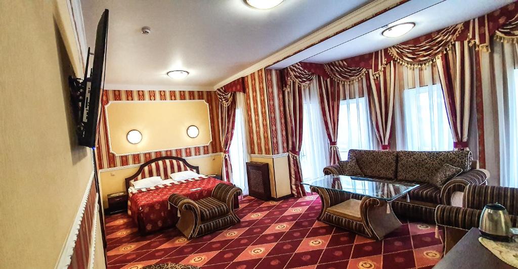 O zonă de relaxare la Hotel Gallery Park Volgograd