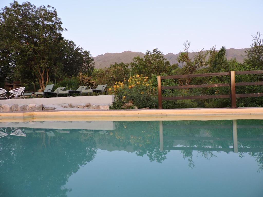 Piscina en o cerca de Cabañas La Comarca