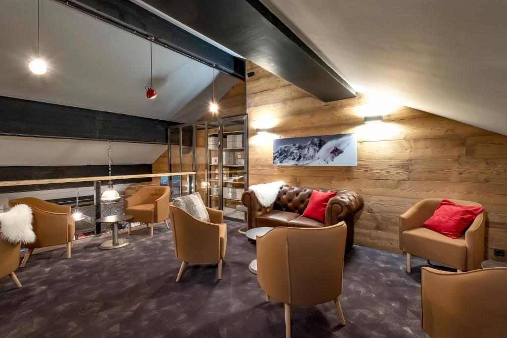 Гостиная зона в Résidence Pierre & Vacances Premium L'Hévana