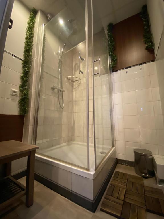 Koupelna v ubytování PREMIUM Hostel
