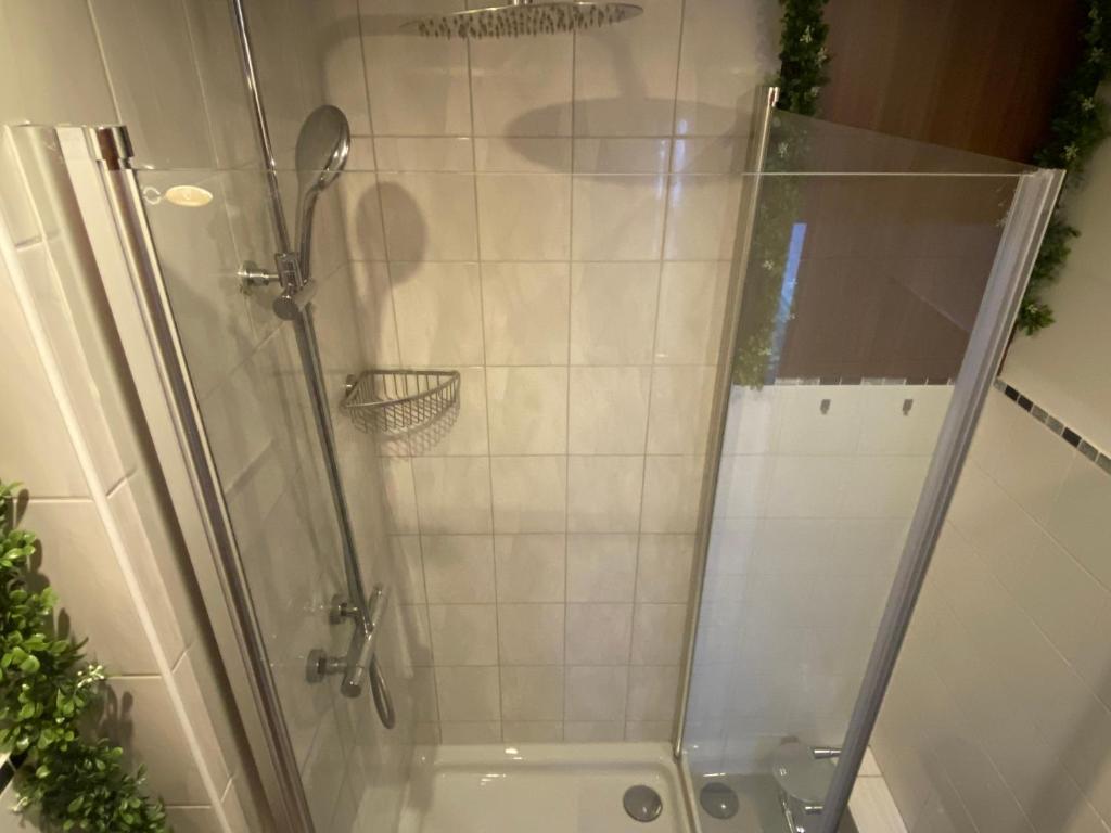 Koupelna v ubytování PREMIUM Hostel