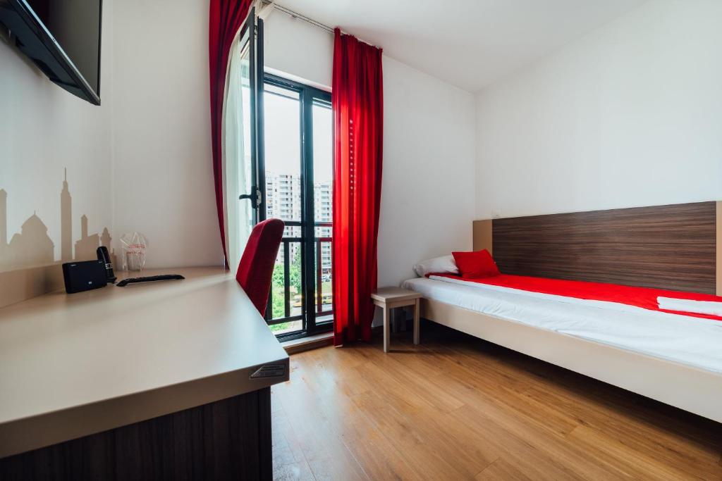 Postel nebo postele na pokoji v ubytování Hotel Walter