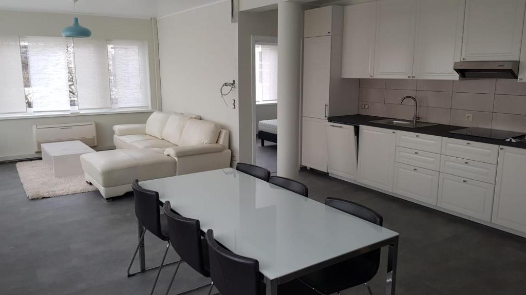 Kuchyň nebo kuchyňský kout v ubytování Mathilda - apartments