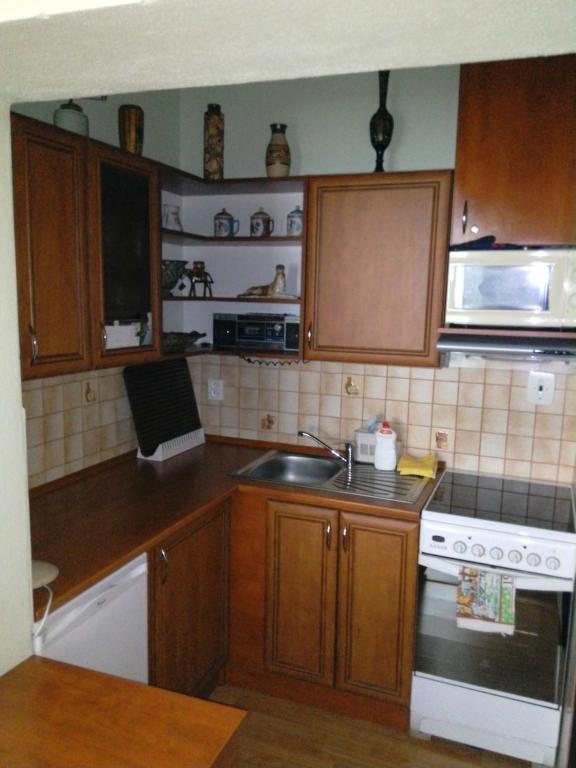 Kuchnia lub aneks kuchenny w obiekcie Apartmány pod Suchým Vrchem
