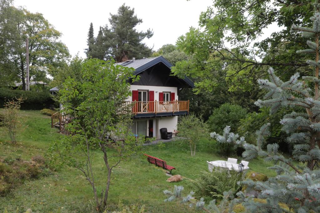 Zahrada ubytování Chalet les airelles