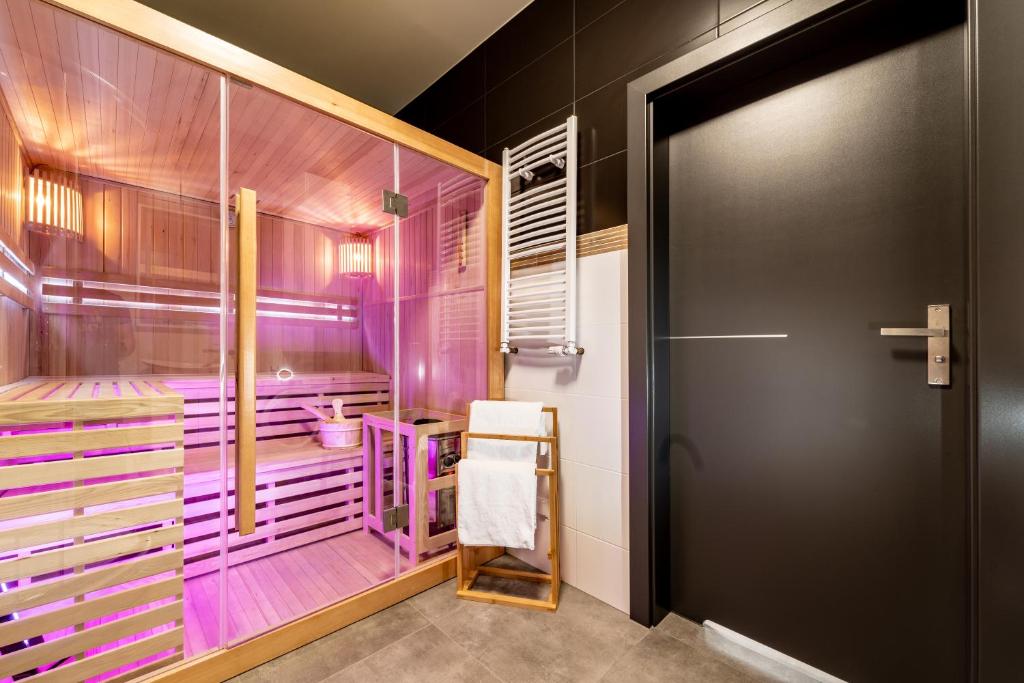 Kúpeľňa v ubytovaní Apartamenty Pod Gondola Świeradów