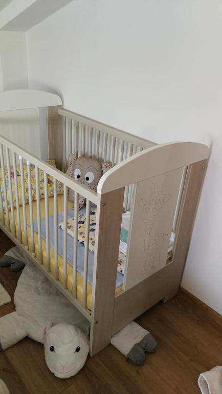 Postel nebo postele na pokoji v ubytování Vila Marija