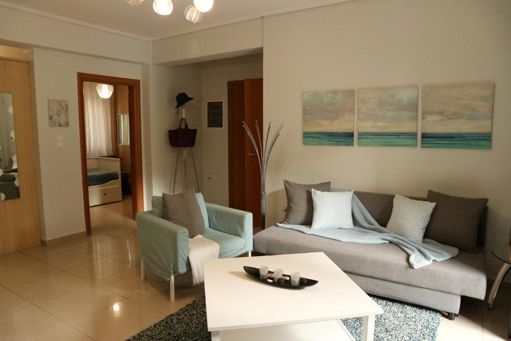 Posedenie v ubytovaní Modern Riviera Azure Residence close to beach