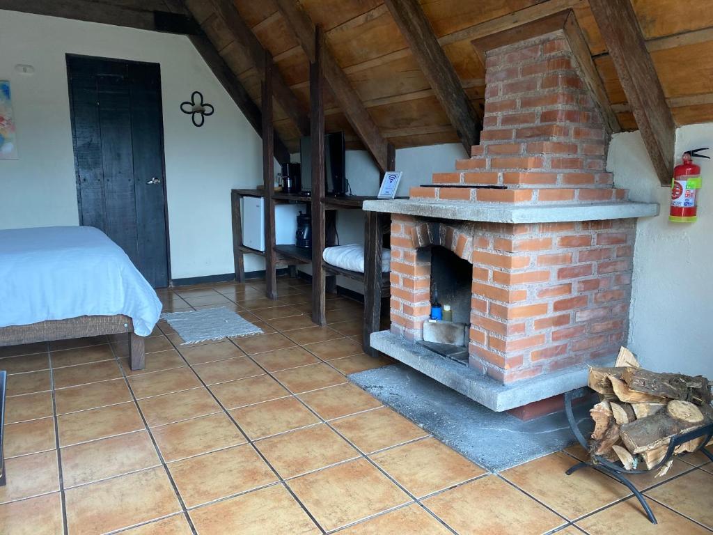 Postel nebo postele na pokoji v ubytování Villa Calas