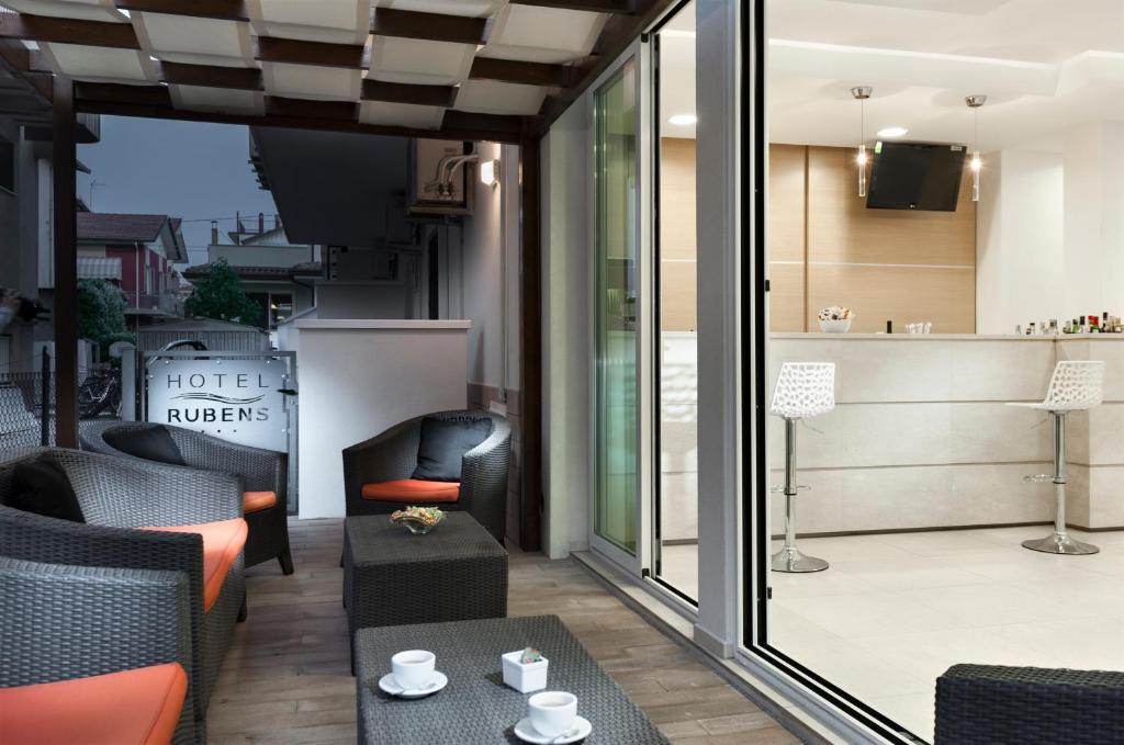 Posezení v ubytování Hotel Rubens