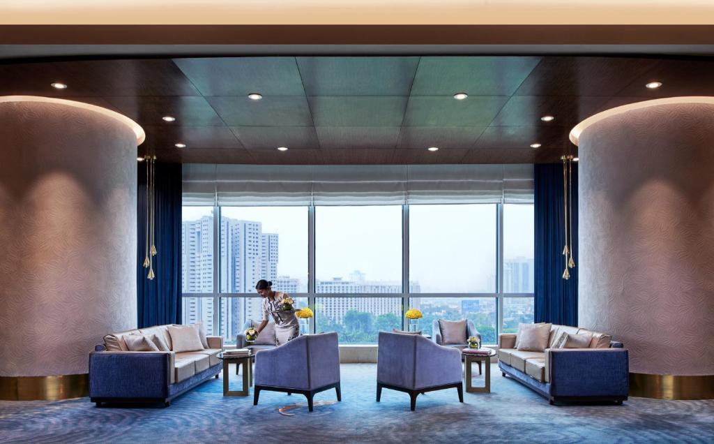 Posezení v ubytování The Residences of The Ritz-Carlton Jakarta Pacific Place