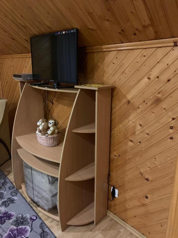 TV a/nebo společenská místnost v ubytování Pid Yavorom