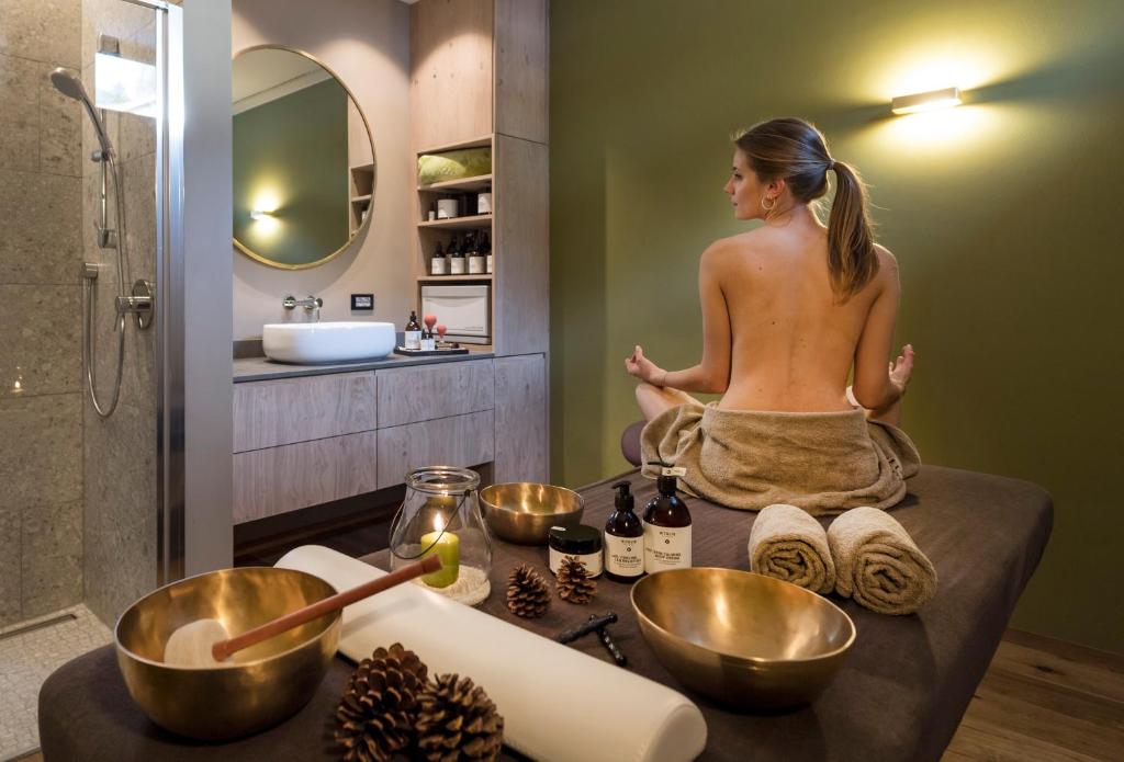 Lázně a/nebo wellness v ubytování Waldrast - Forestside Living