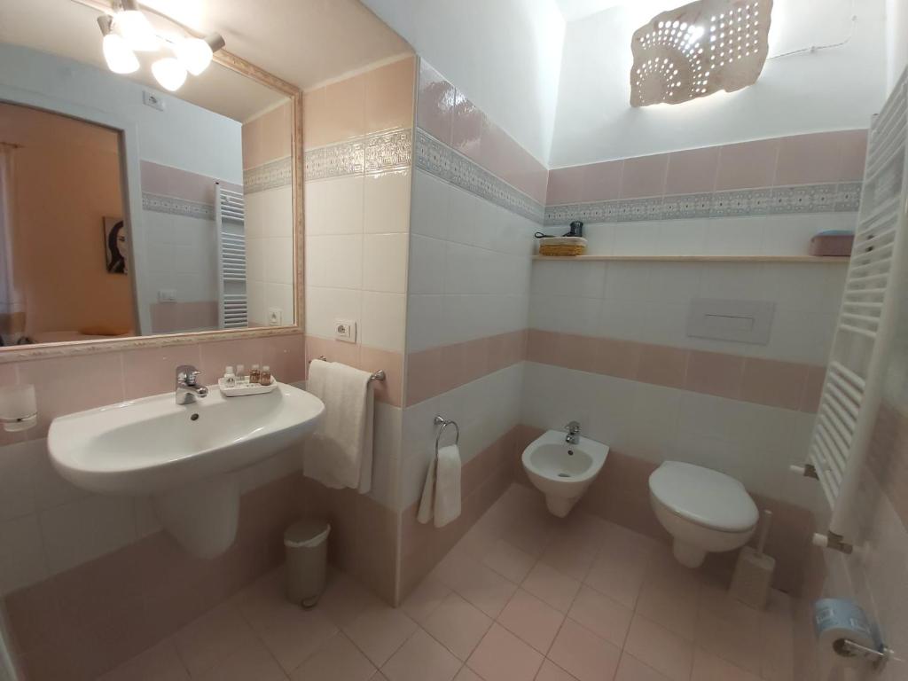 Koupelna v ubytování Al Vecchio Corso B&B