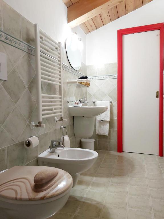 Koupelna v ubytování Al Vecchio Corso B&B
