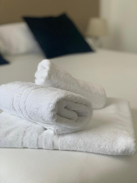 Posteľ alebo postele v izbe v ubytovaní Mapi’s Rooms