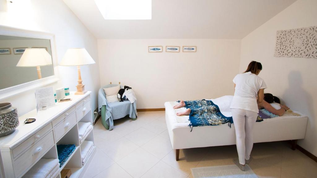 Posteľ alebo postele v izbe v ubytovaní Hotel Nazionale