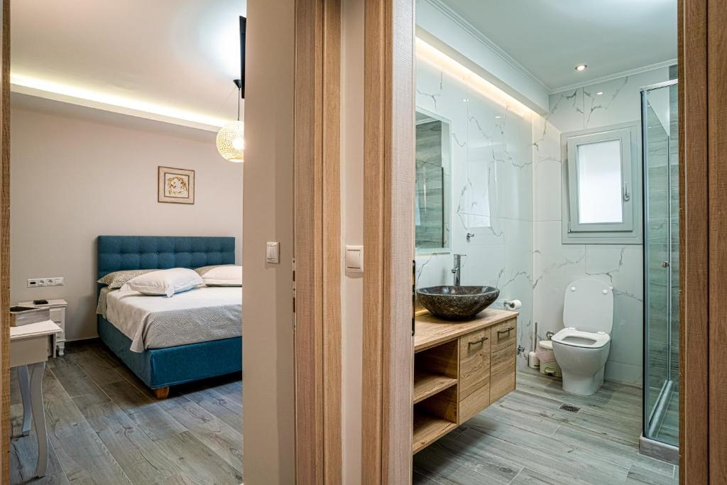 Kúpeľňa v ubytovaní Villa Helxis