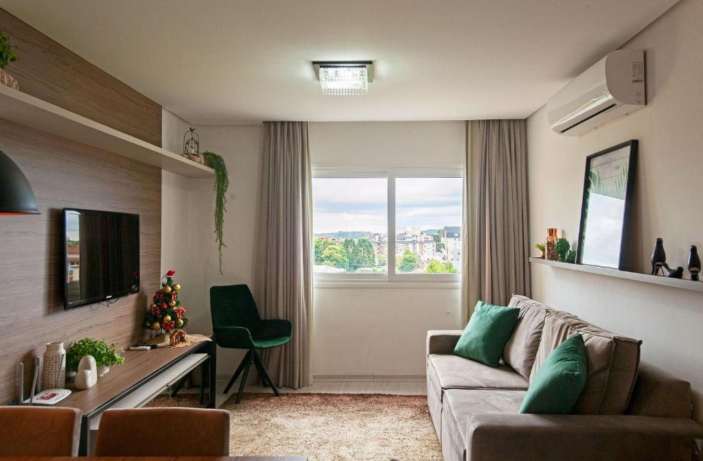  PARAÍSO DE DOM PEDRO - Apartamento novo com 2 quartos no Centro de Canela