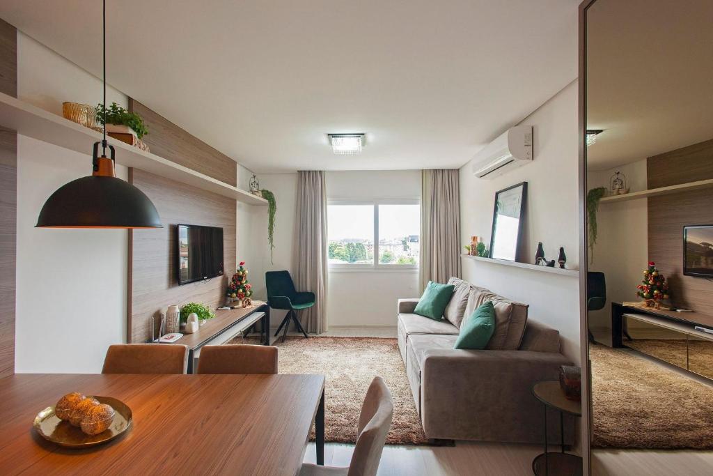  PARAÍSO DE DOM PEDRO - Apartamento novo com 2 quartos no Centro de Canela