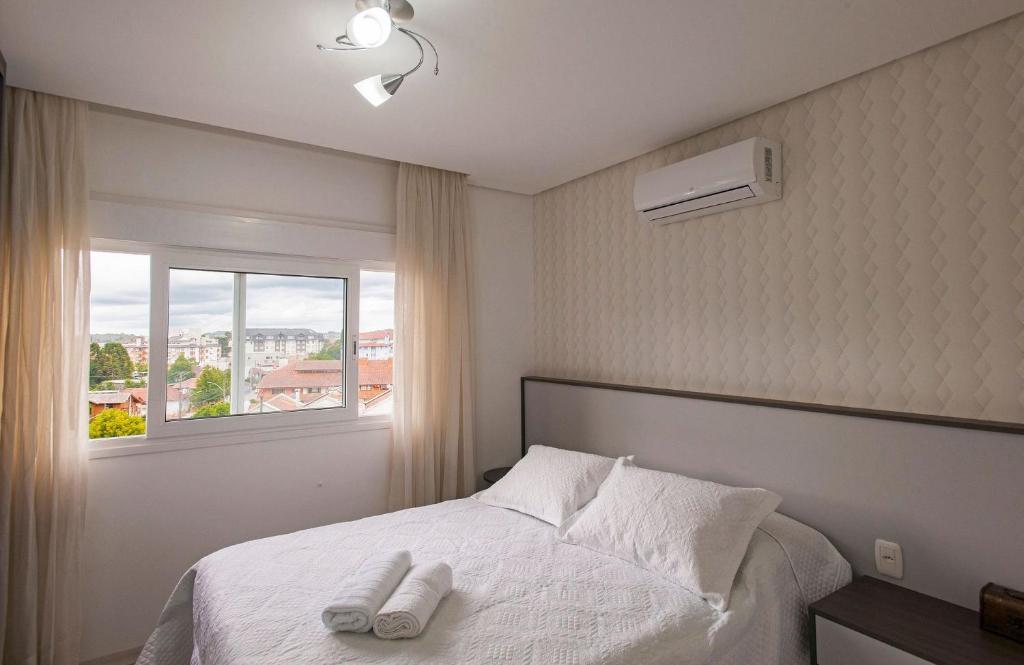 PARAÍSO DE DOM PEDRO - Apartamento novo com 2 quartos no Centro de Canela