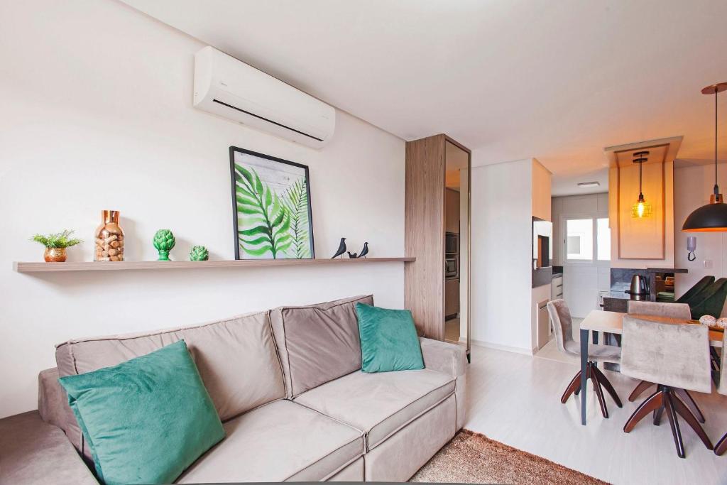  PARAÍSO DE DOM PEDRO - Apartamento novo com 2 quartos no Centro de Canela