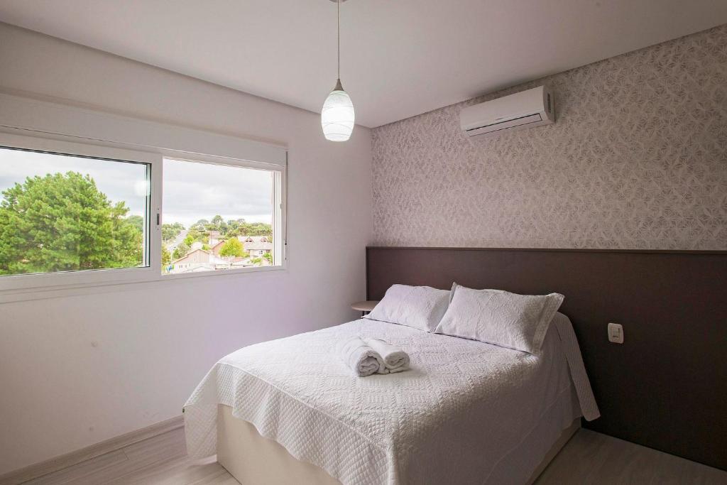  PARAÍSO DE DOM PEDRO - Apartamento novo com 2 quartos no Centro de Canela