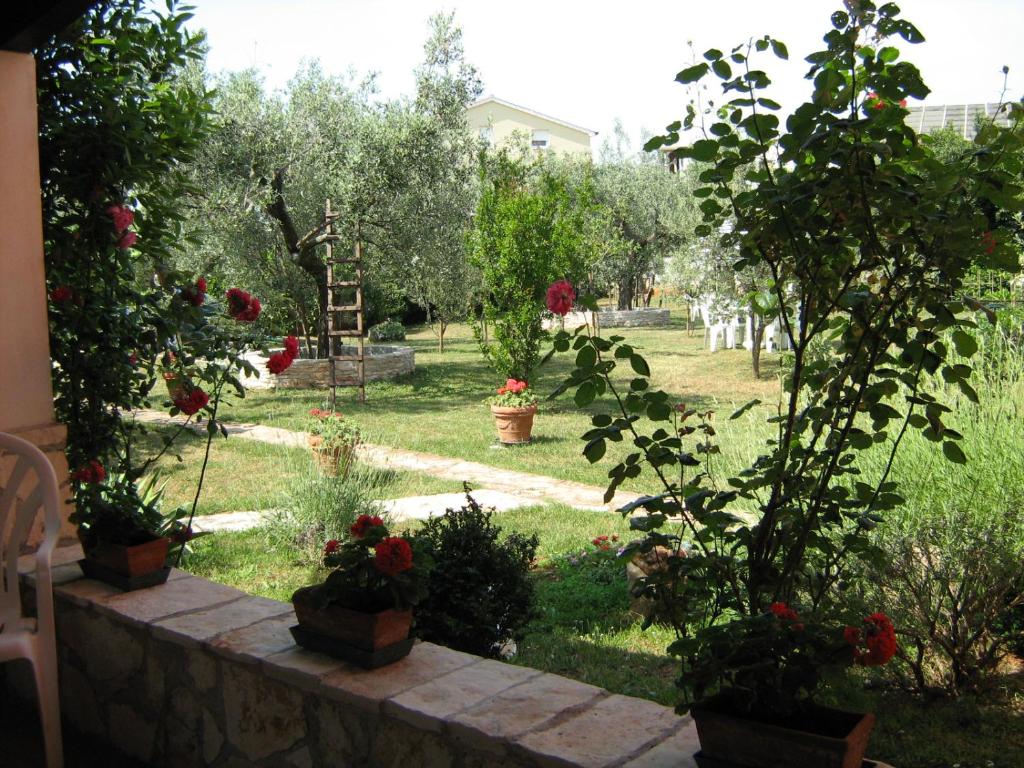 Ogród w obiekcie Apartmani Mirjana Umag