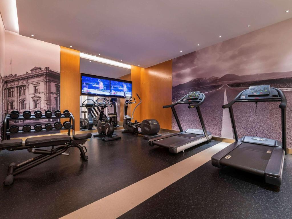 Fitness centrum a/nebo fitness zařízení v ubytování Mercure Shanghai Yu Garden
