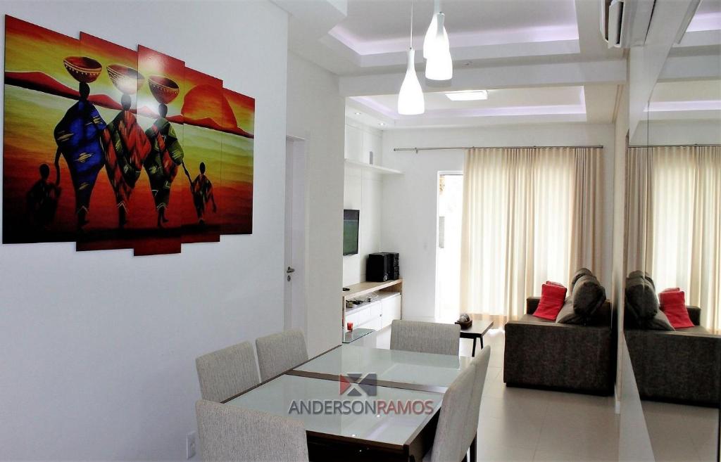 Zona de estar de 1039 - Apartamento para locação de Temporada em Bombinhas