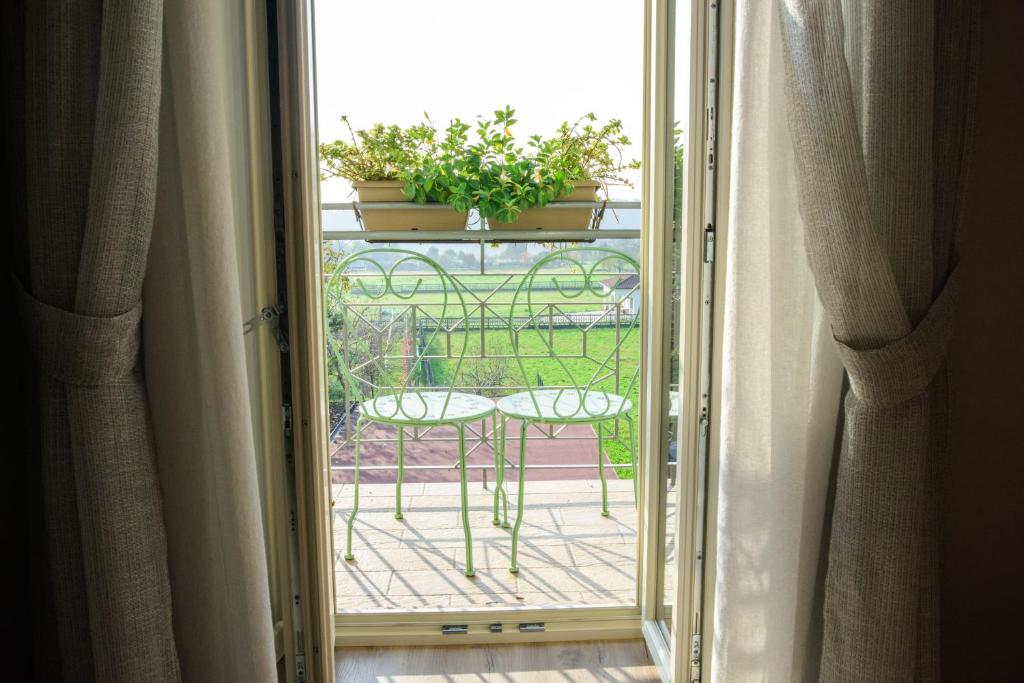Zahrada ubytování Le vigne sull’Adda