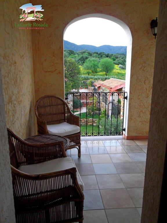 Balkon lub taras w obiekcie Hotel La Corte Rosada