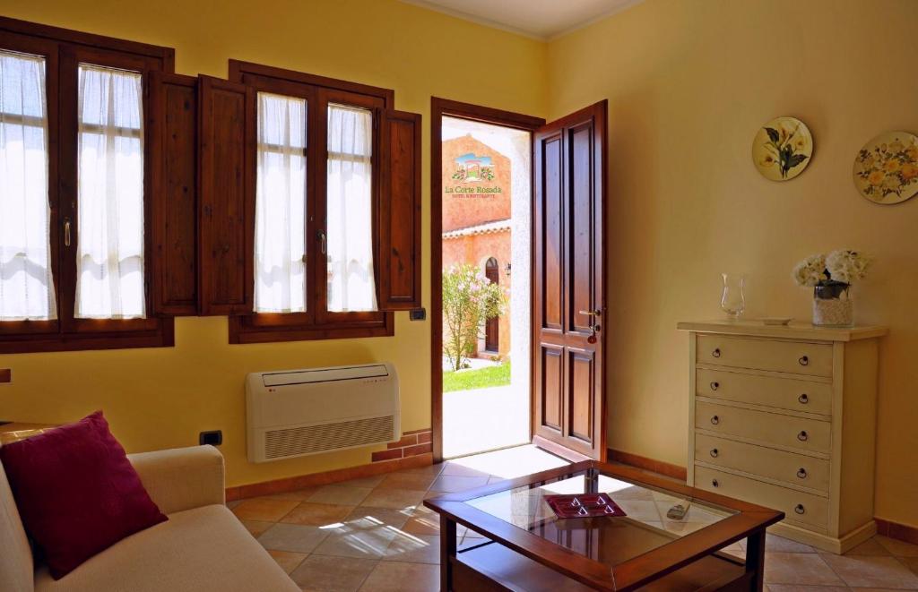 Część wypoczynkowa w obiekcie Hotel La Corte Rosada