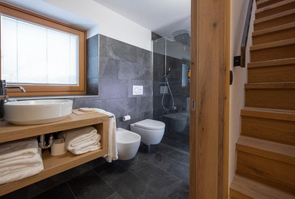 Koupelna v ubytování Active Hotel Rosat