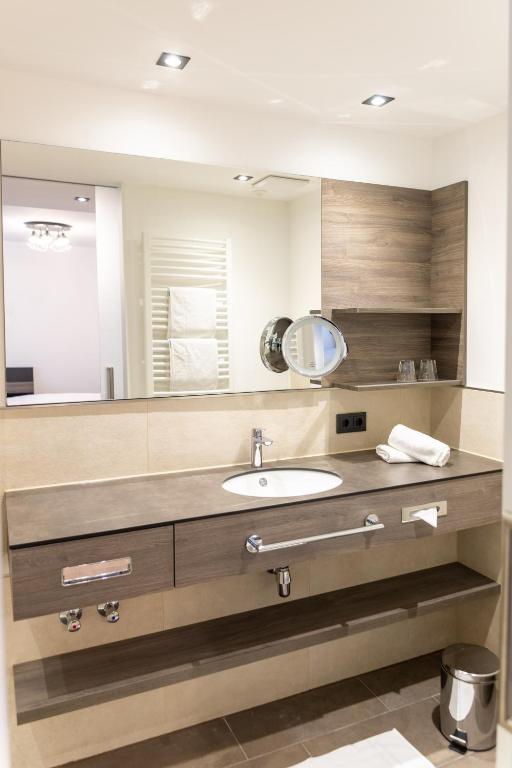 Koupelna v ubytování Hotel Sacher-Stoiber