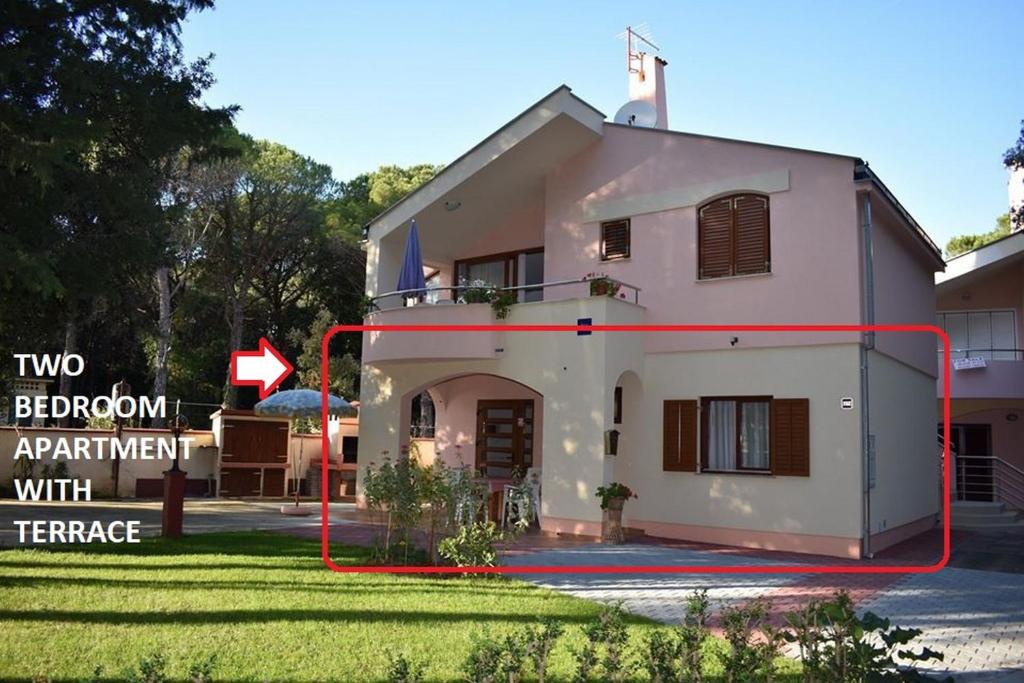 Budynek, w którym mieści się apartament