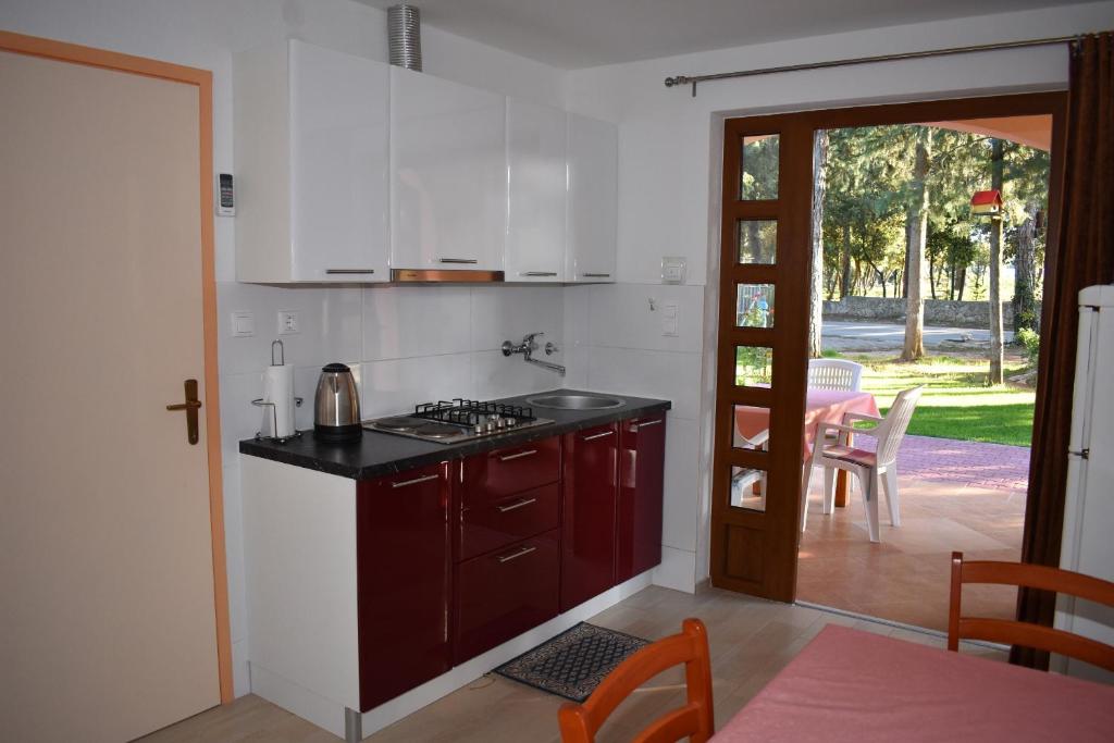 Kuchnia lub aneks kuchenny w obiekcie Apartments Šime Soline