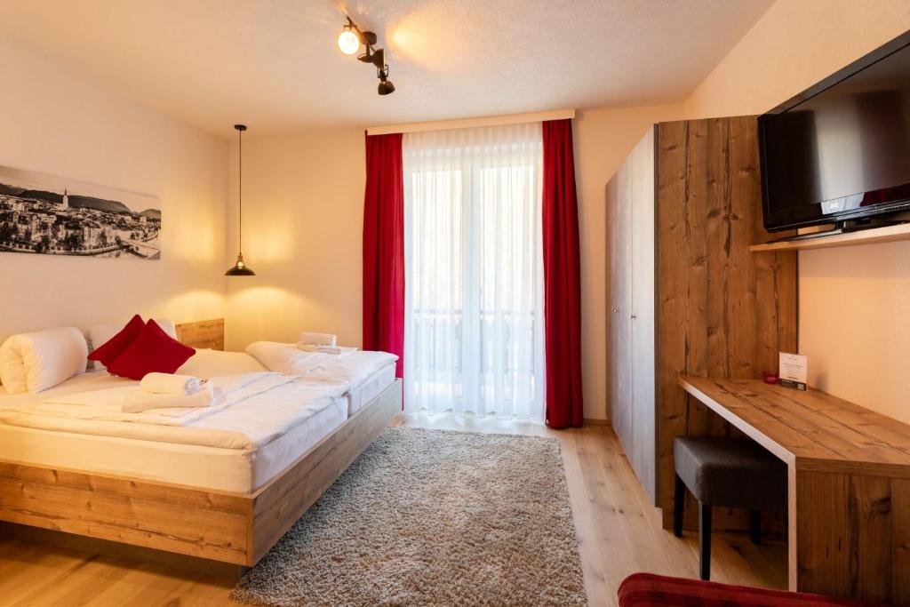 Postel nebo postele na pokoji v ubytování Villa Marienhof