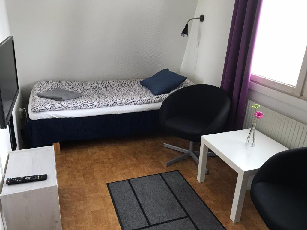 Postel nebo postele na pokoji v ubytování Gävle Bed & Breakfast