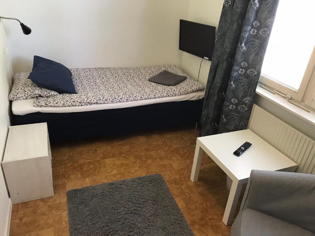 Postel nebo postele na pokoji v ubytování Gävle Bed & Breakfast