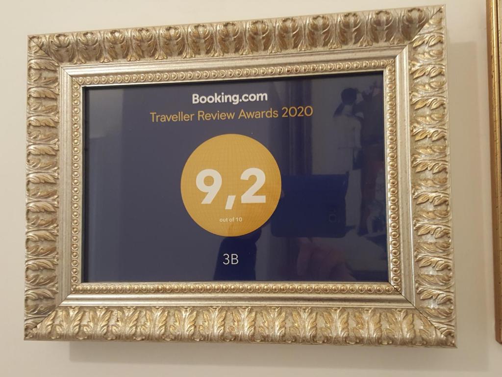 Certifikát, hodnocení, plakát nebo jiný dokument vystavený v ubytování 3B Locazione Turistica