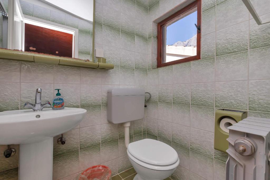 Koupelna v ubytování Apartments Vele