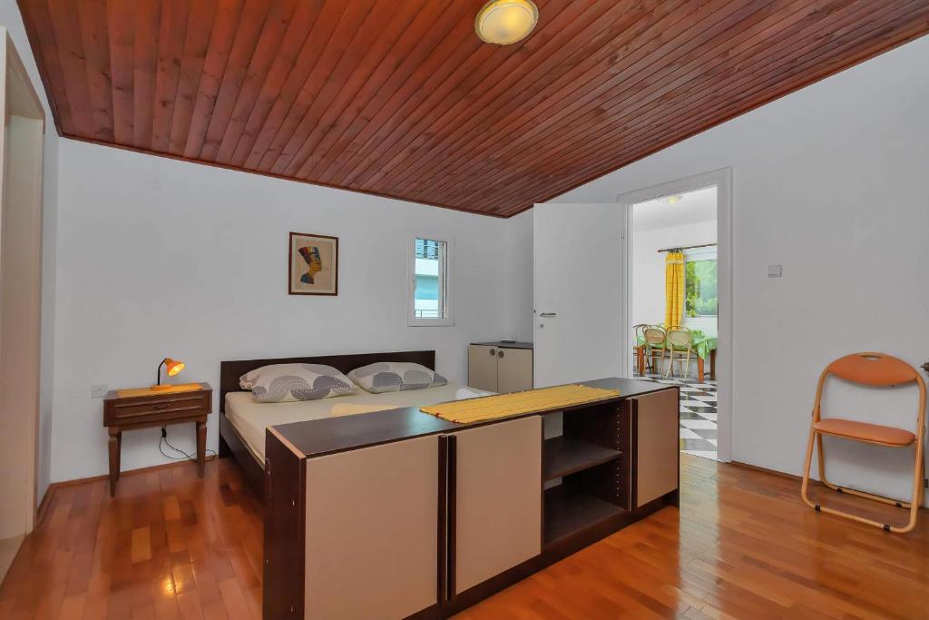 Kuchyň nebo kuchyňský kout v ubytování Apartments Vele