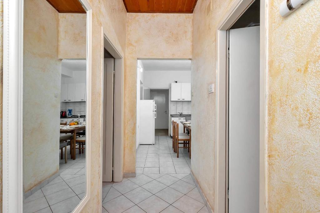 Kuchyň nebo kuchyňský kout v ubytování Apartments Vele