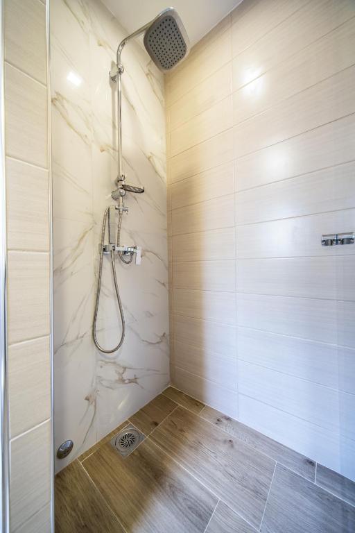 Koupelna v ubytování Garni Hotel President de Luxe